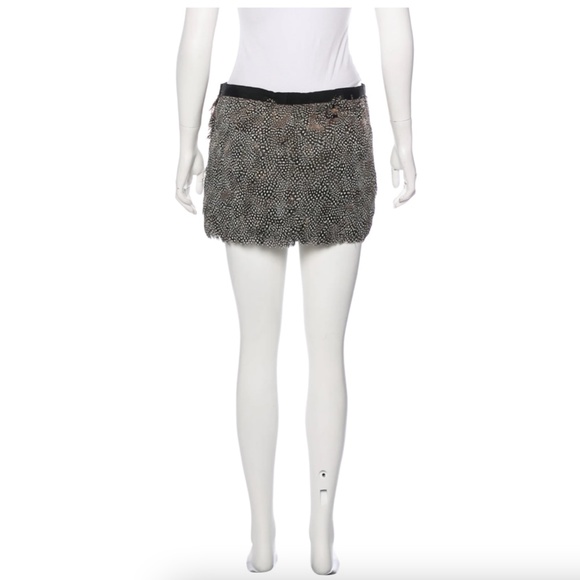 Elizabeth and James Feather Mini Skirt - Picture 4 of 12